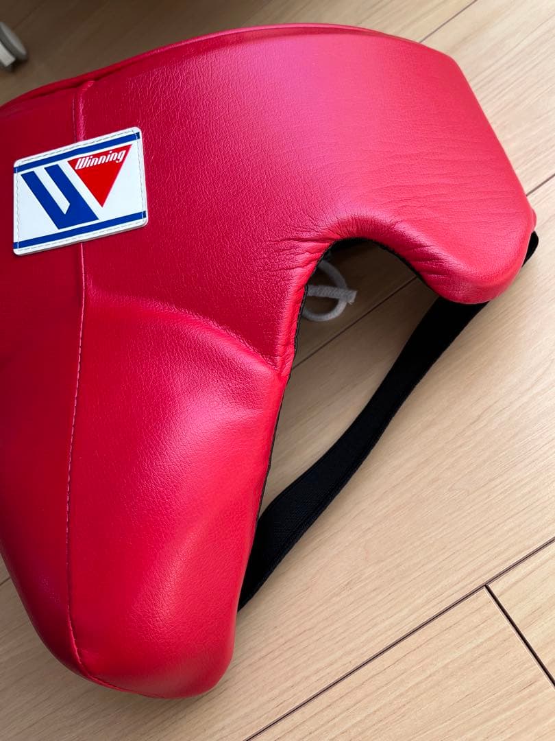 Winning ボクシングサポーター M レッド ファールカップ