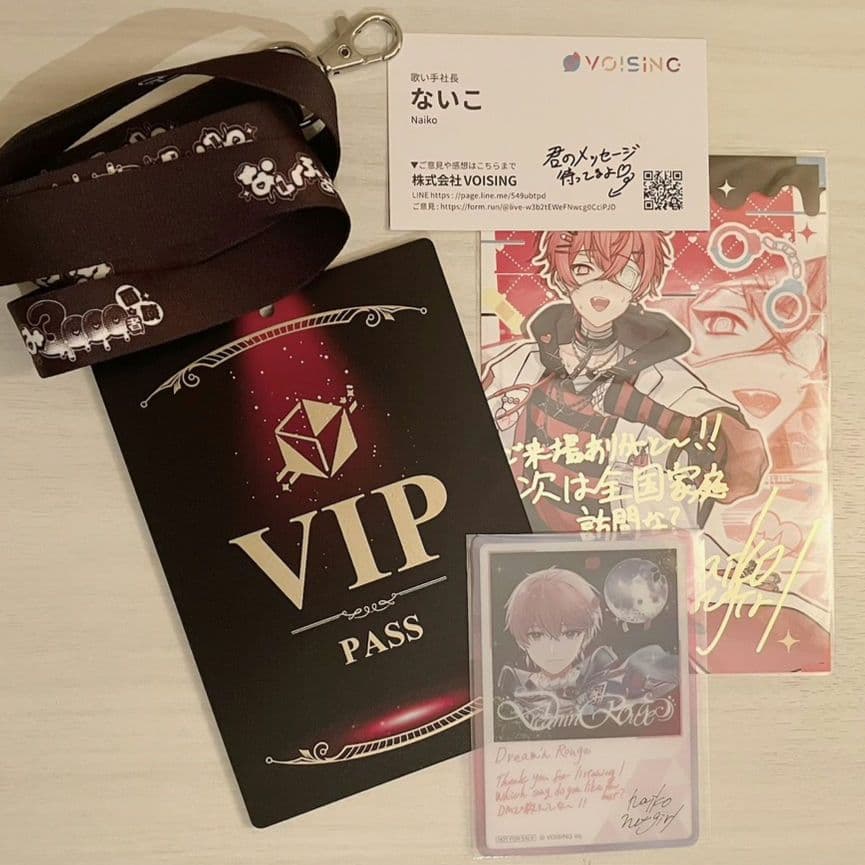 いれいす ソロワンマン VIP PASS キャラクターグッズ ポストカード