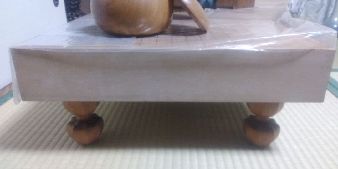 碁盤(未使用)　碁石　セット