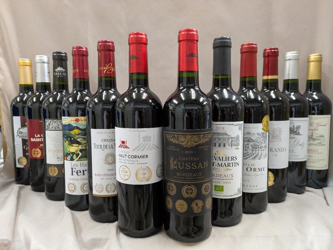 ボルドー金賞 AO格付　赤セレクション 12本セット 750ml