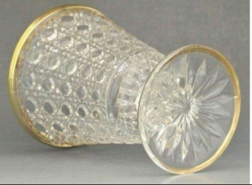 義山 懐石杯 酒盃 珍味入れ 籠目 ガラス 酒器 2個セット ギヤマ