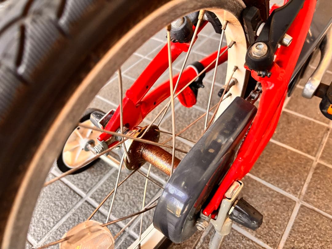 LOUIS GARNEAU 16インチ キッズバイク レッド