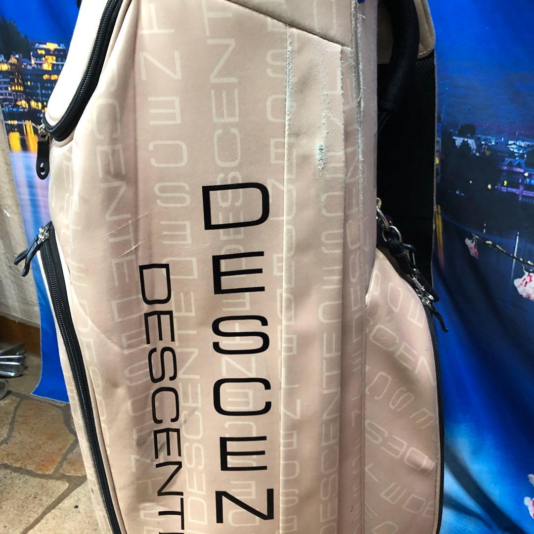 寶BV-1119 デサント キャディバッグ ベージュ　カート式 6分割