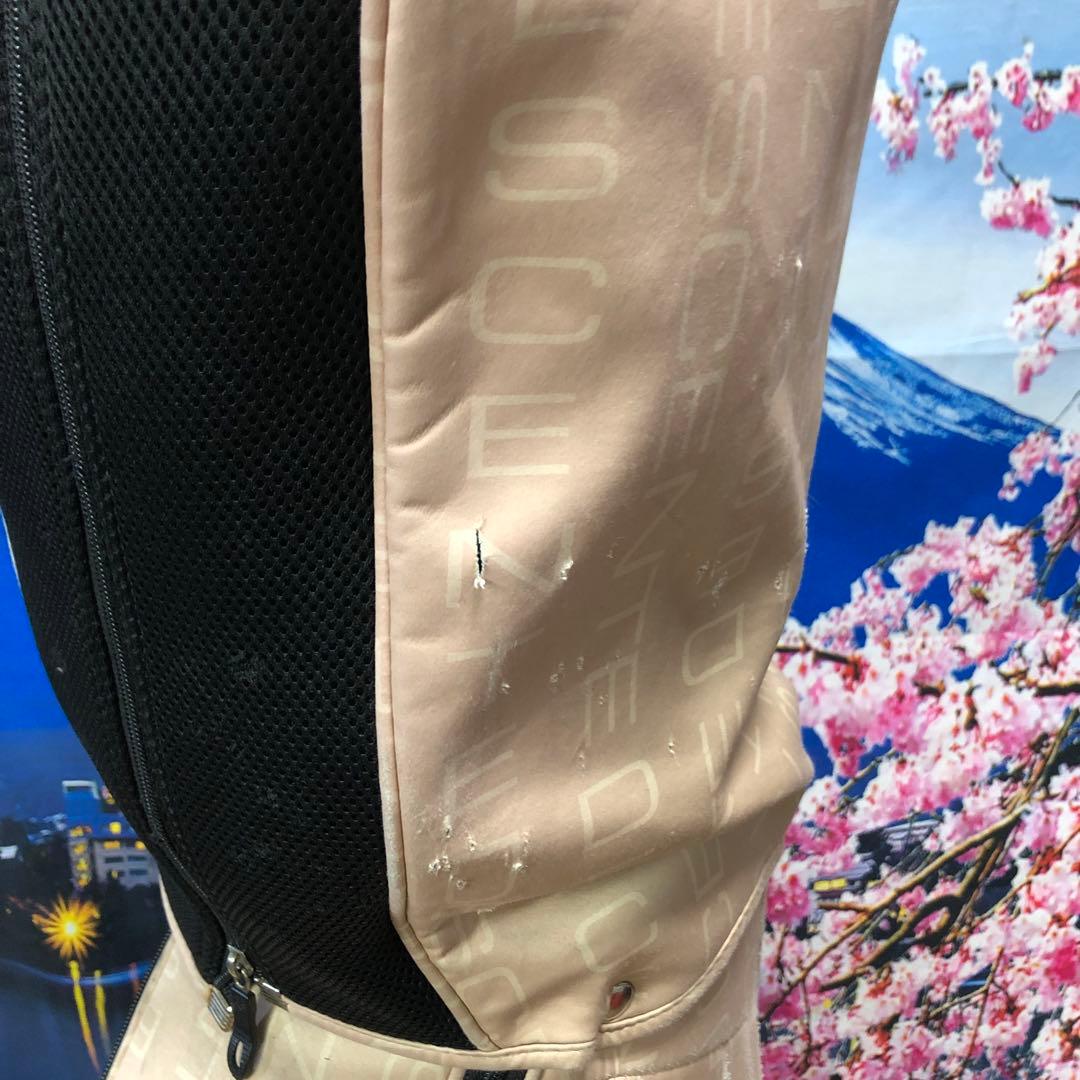 寶BV-1119 デサント キャディバッグ ベージュ　カート式 6分割