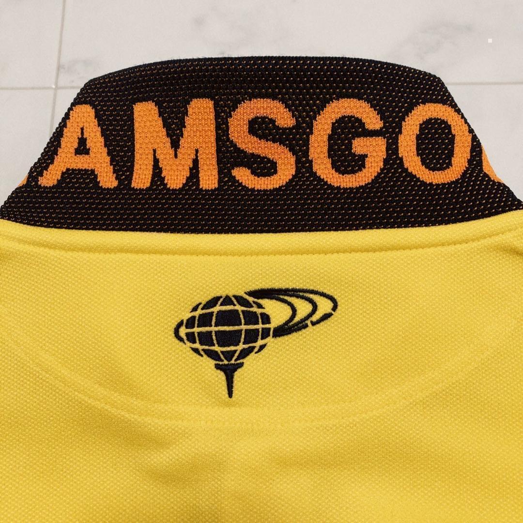 BEAMS GOLF ORANGE LABEL 襟裏ロゴポロシャツ　イエローXL