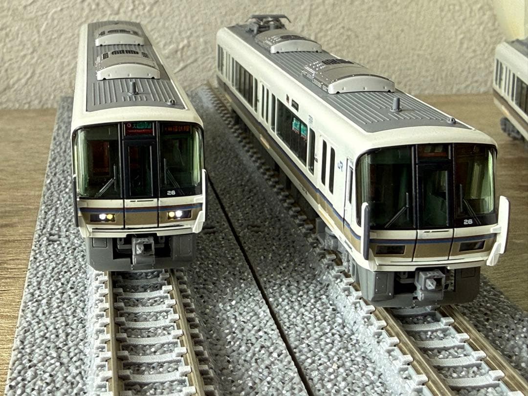 KATO 221系リニューアル車 大和路快速 基本+増結セット ※1部加工あり