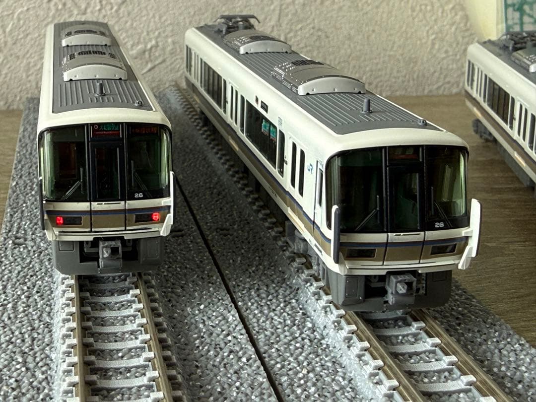 KATO 221系リニューアル車 大和路快速 基本+増結セット ※1部加工あり