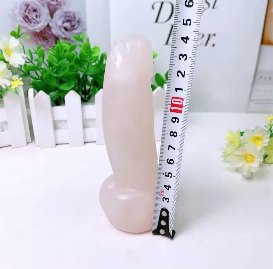 ローズクォーツ ピンク水晶 男根 ペニス パワーストーン 天然石 水晶 子宝祈願