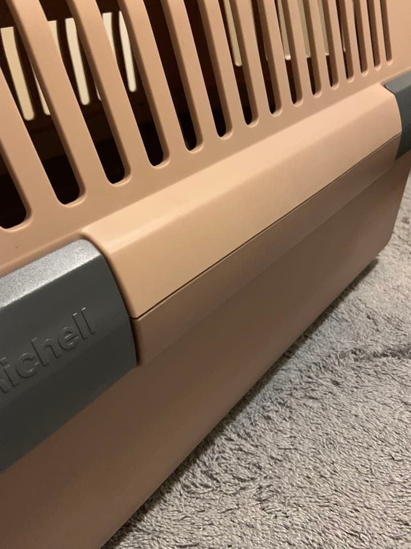 リッチェル キャンピングキャリーシングルドア Mサイズ　ブラウン