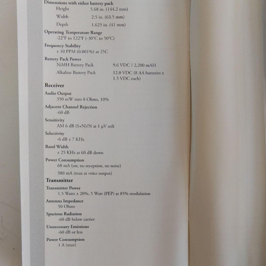 (新品)ハンドヘルド・ナビゲーション航空無線機SP-400(5w)