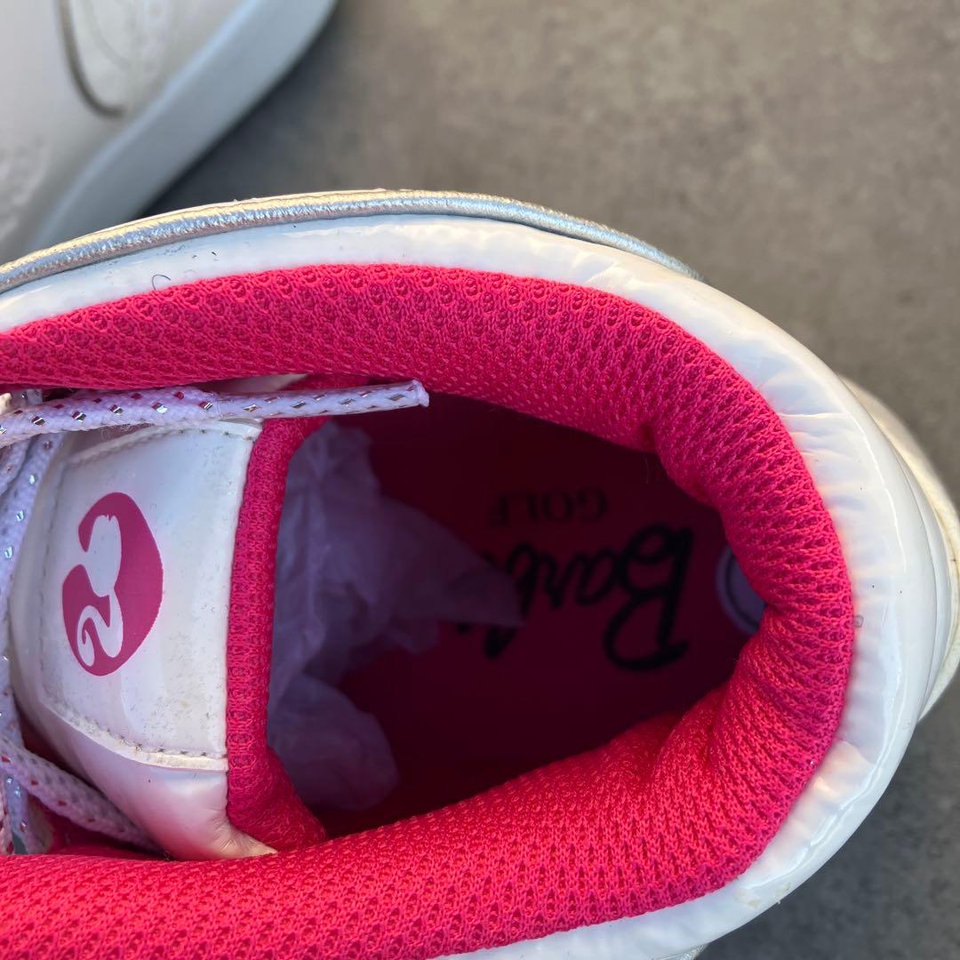 新品　パーリーゲイツ　バービー　コラボ　ゴルフシューズ　24.0