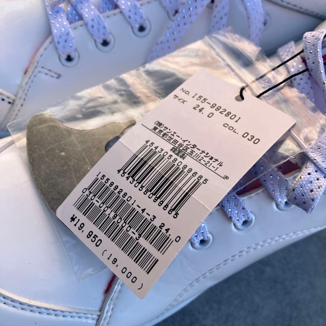 新品　パーリーゲイツ　バービー　コラボ　ゴルフシューズ　24.0