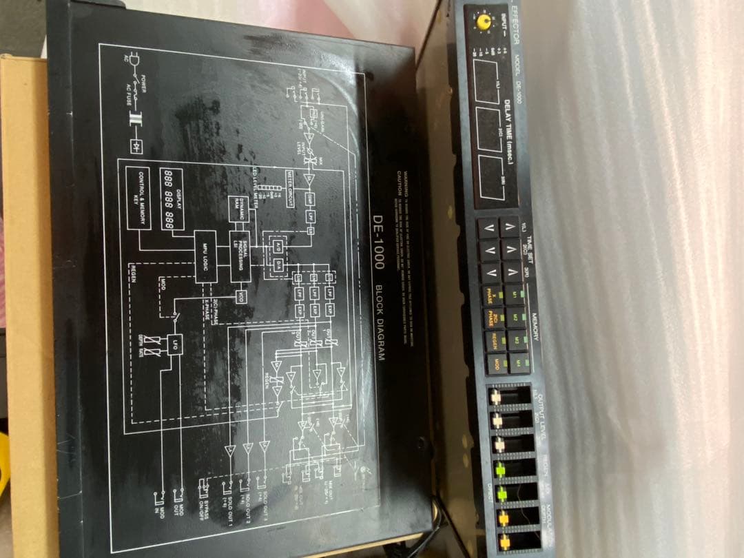 オーディオ　DE-1000 TOA デジタルエフェクタ　2台