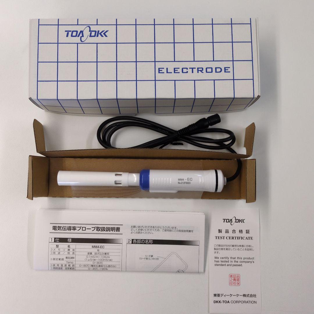東亜ディーケーケー 電気伝導率プローブ MM4-EC リード長1m