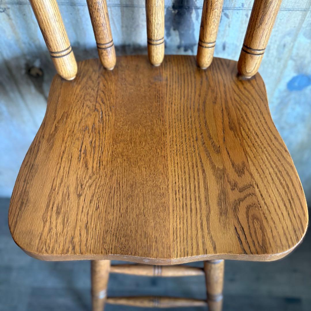 RED OAK OLIVER AMERICA カウンターチェア　回転ハイチェア