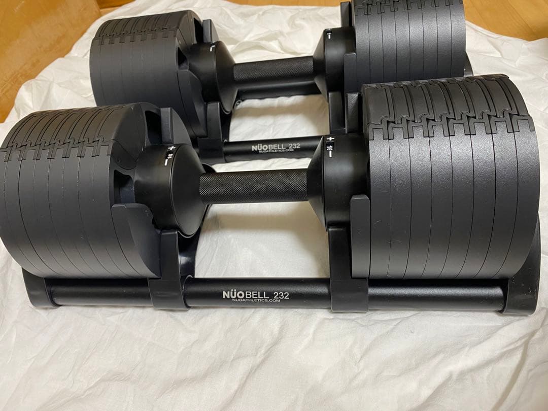 フレックスベル FLEXBELL 可変式ダンベル2kg刻み32kg ブラック①