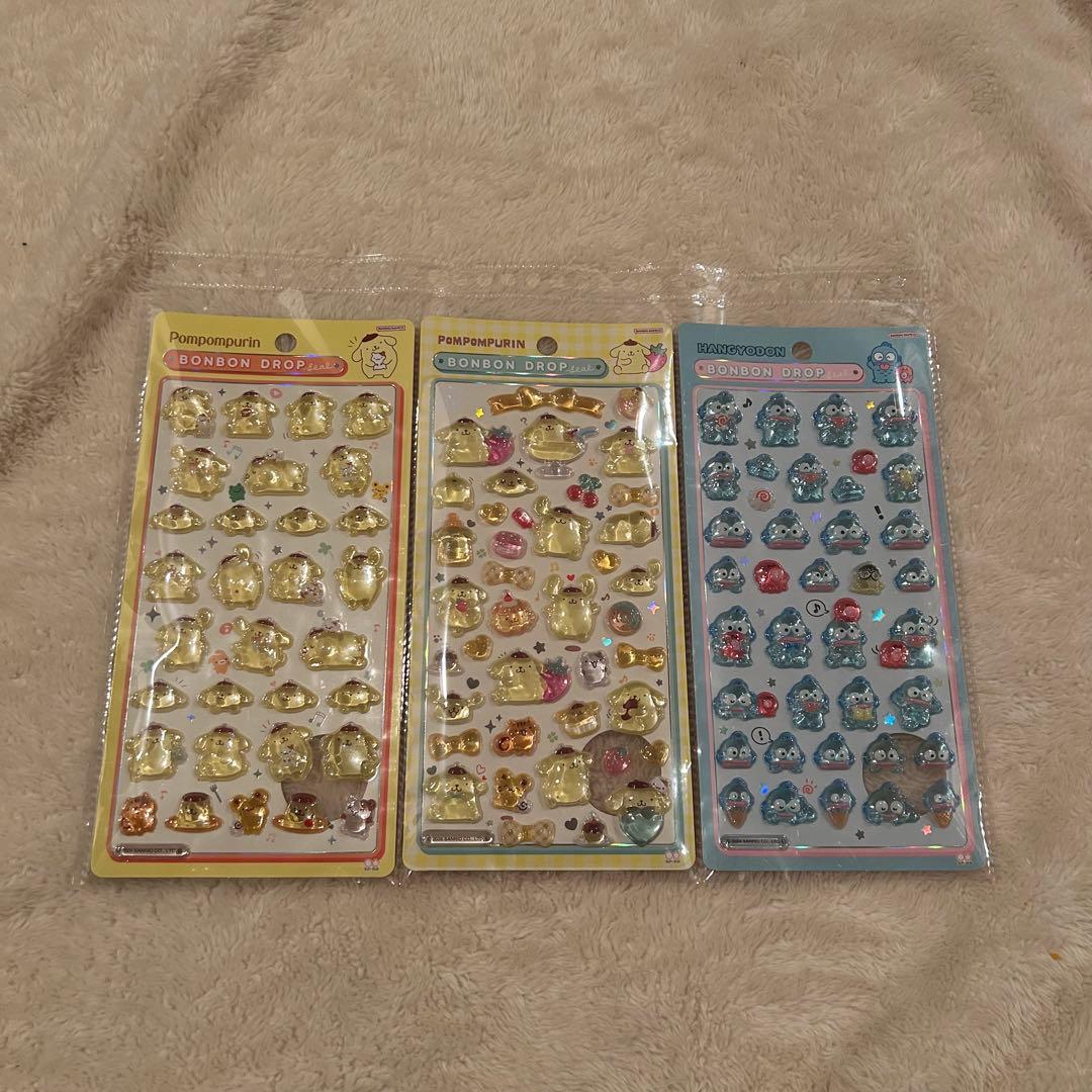 最終値下げ【正規品】サンリオボンボンドロップシール　第一弾　第二弾　12枚セット