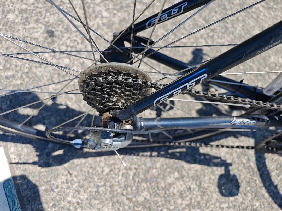 ま*丸様 引取限定　前後タイヤ、チューブ新品交換済み　FELT Z90 ロードバ