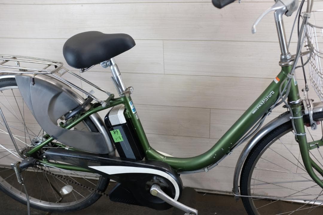電動自転車ヤマハPAS　26インチ　3段　8.9Ah充電器あり