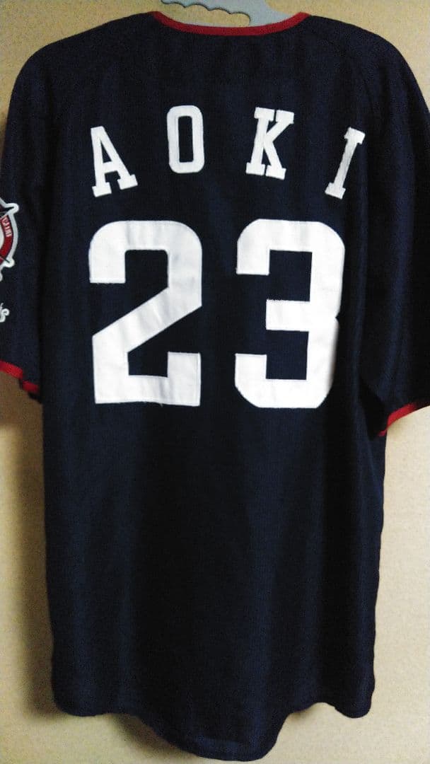 東京ヤクルトスワローズ　青木宣親　ビジターユニフォーム　デサント　BEAMS