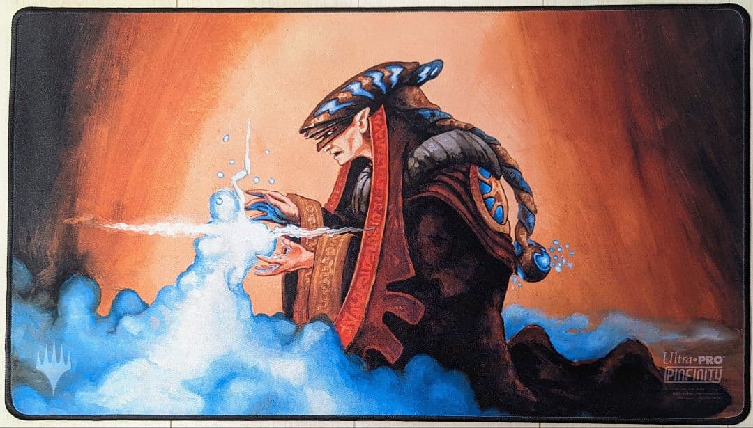 【未使用】マナ漏出　世界限定100枚プレイマット　＆　ピンズ　セット