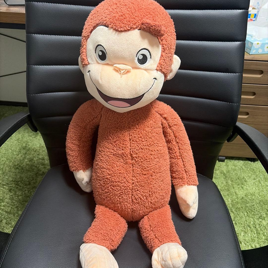 おさるのジョージ ぬいぐるみ 約40cm