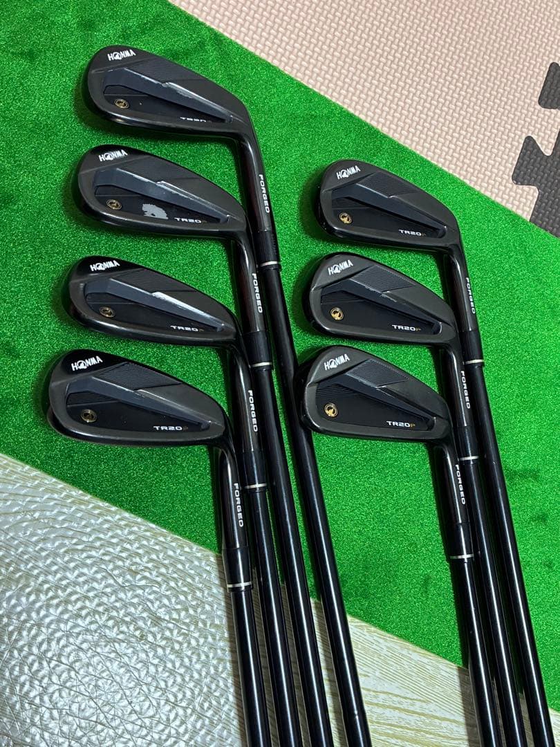ホンマ TR20P ブラック 7本セット 5〜11 オニキスブラック 限定