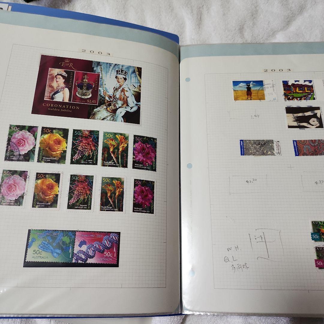 オーストラリア　使用済み切手六冊