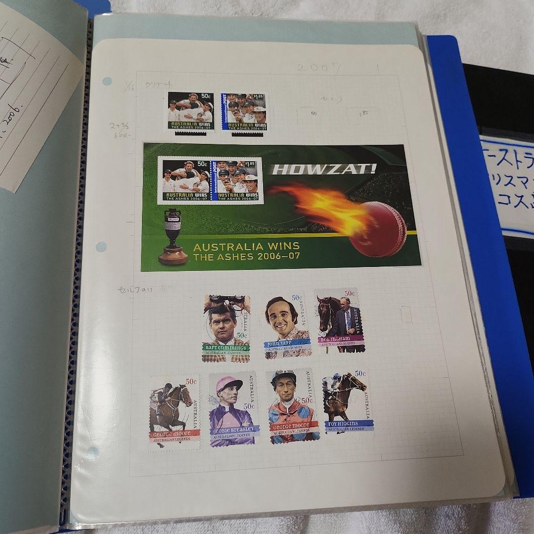オーストラリア　使用済み切手六冊