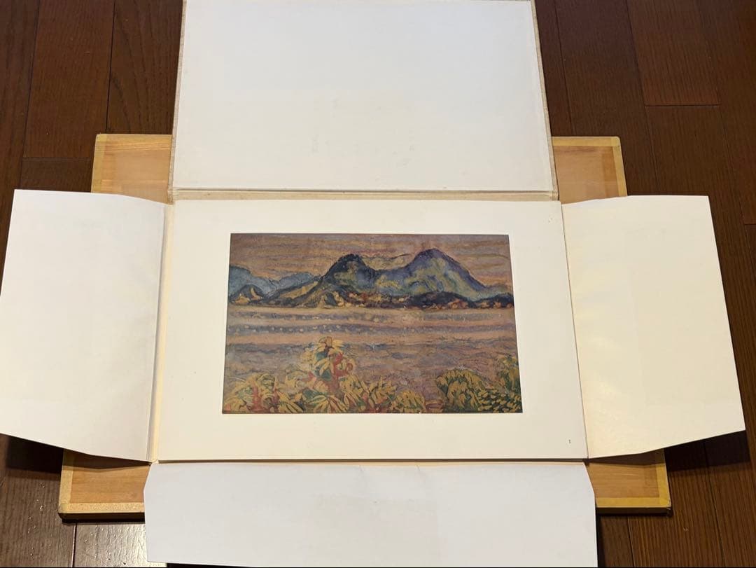 梅原龍三郎「STREASA 1958 」ストレーザ 画集 額絵 限定版 彌生画廊