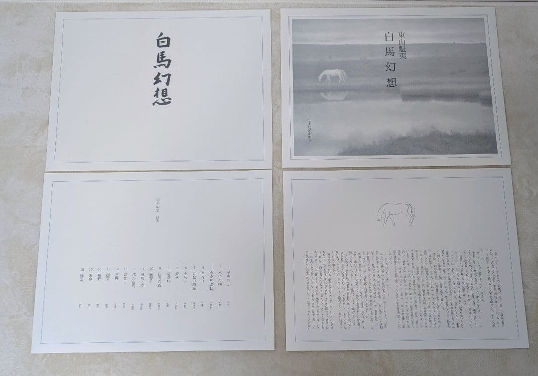 東山魁夷 作品集 『白馬幻想』日本経済新聞社 1990年