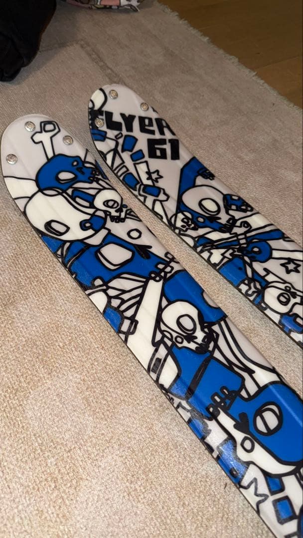 スキー Salomon flyer 61 + salomon 609