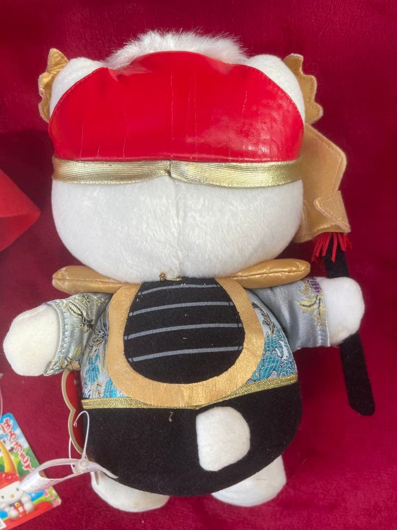 タグ付き☆ご当地キティ 獅子舞 彦根 七福神 マスコット ぬいぐるみ 3体