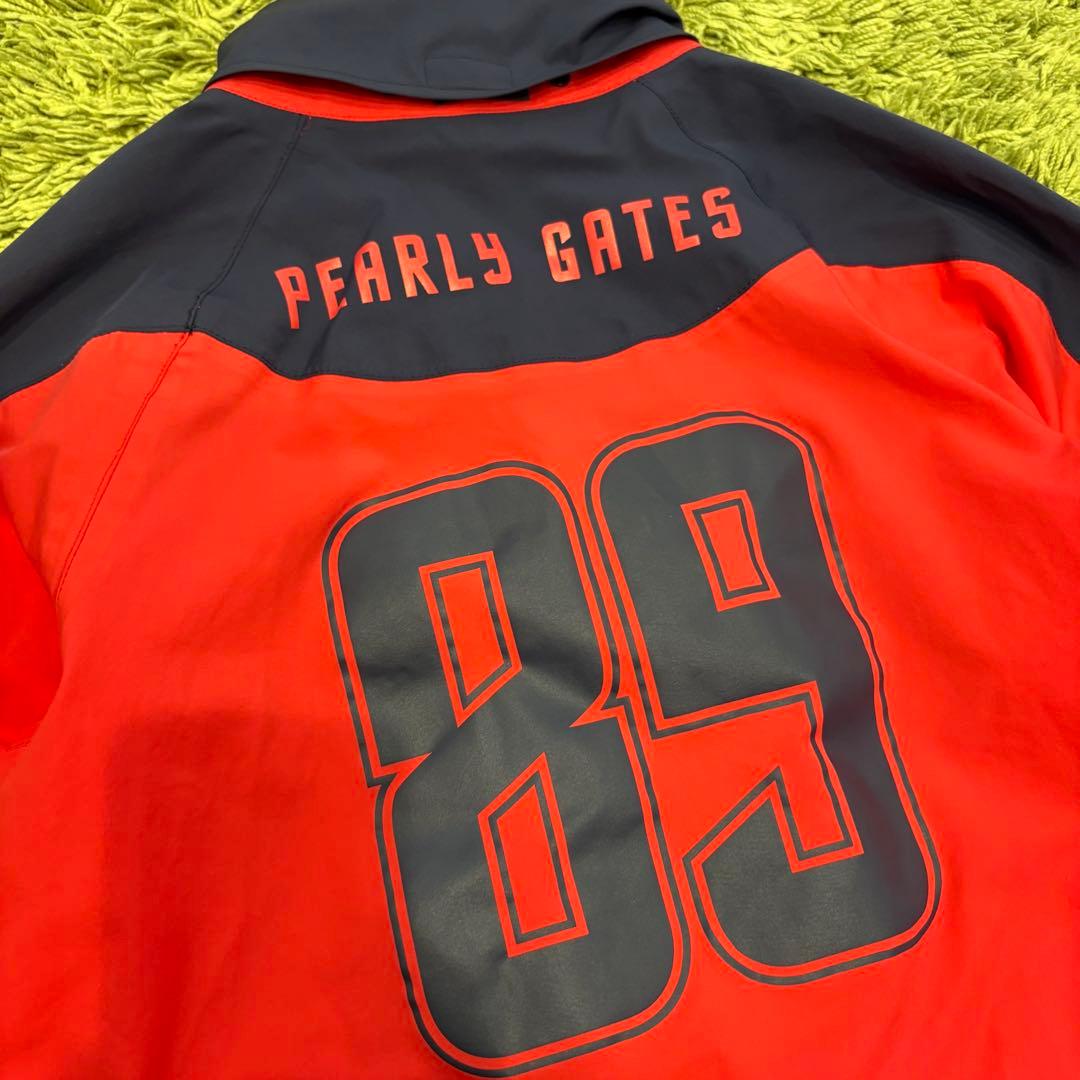 パーリーゲイツ PEARLYGATES レインウェア ジャケット 赤 サイズ0