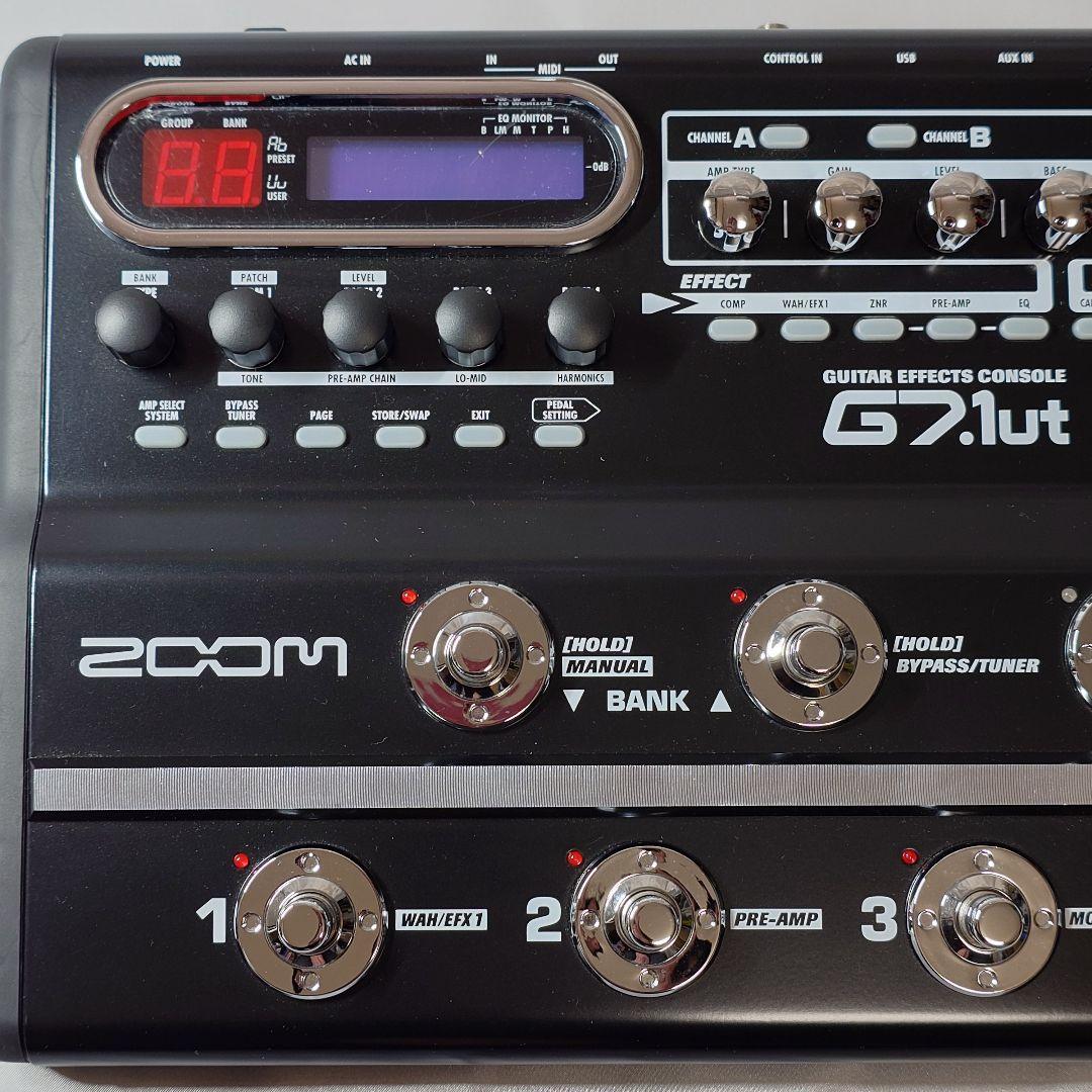 ZOOM G7.1ut ケース付き 真空管搭載 ズーム マルチエフェクター