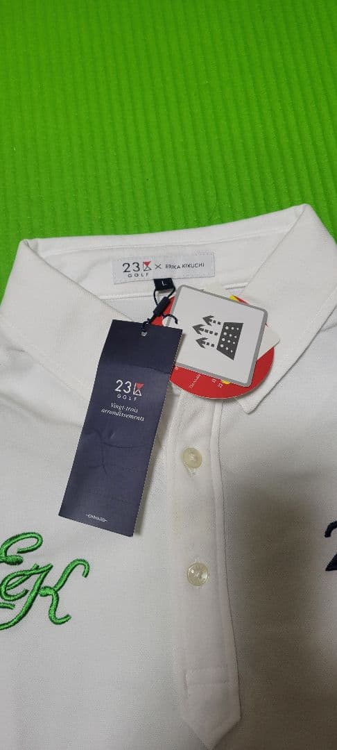 23X ホワイト ポロシャツ