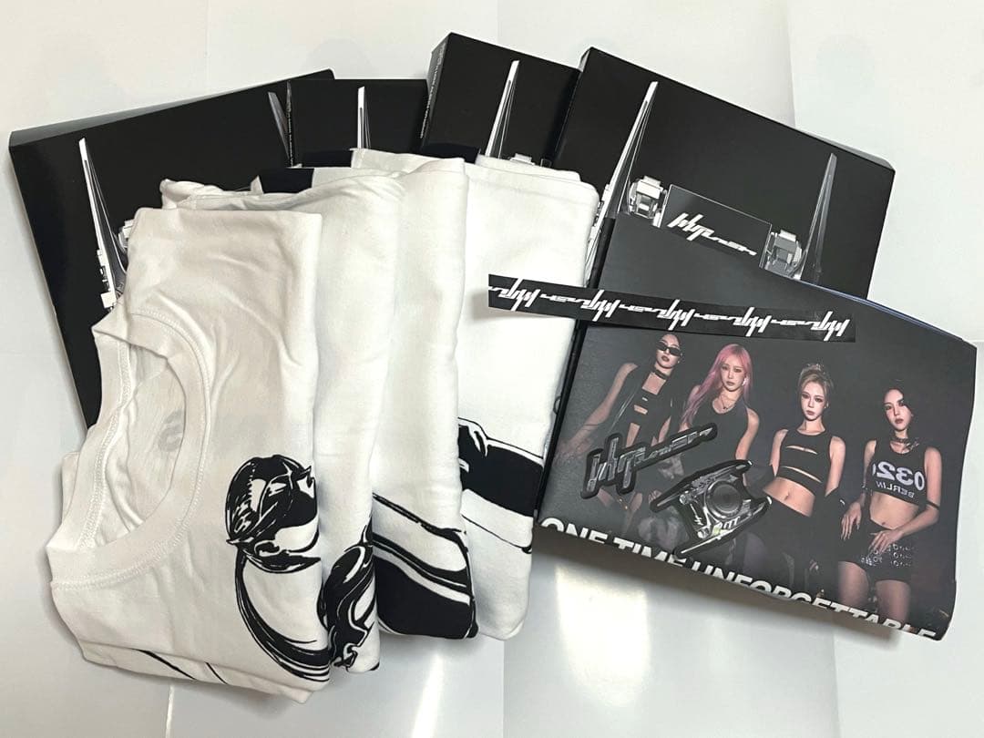 aespa whiplash limited 全員　Tシャツ　トレカ　セット