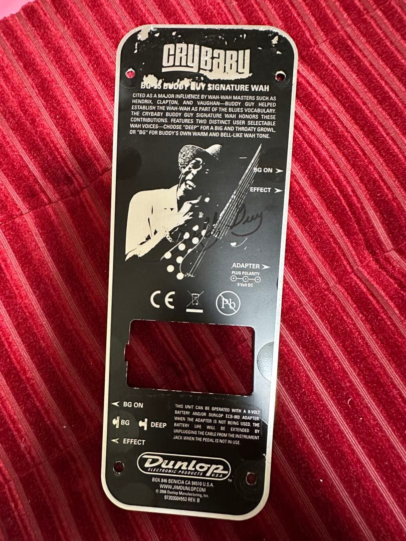 【CryBaby】BG-95 Buddy Guy wah 【クライベイビー】