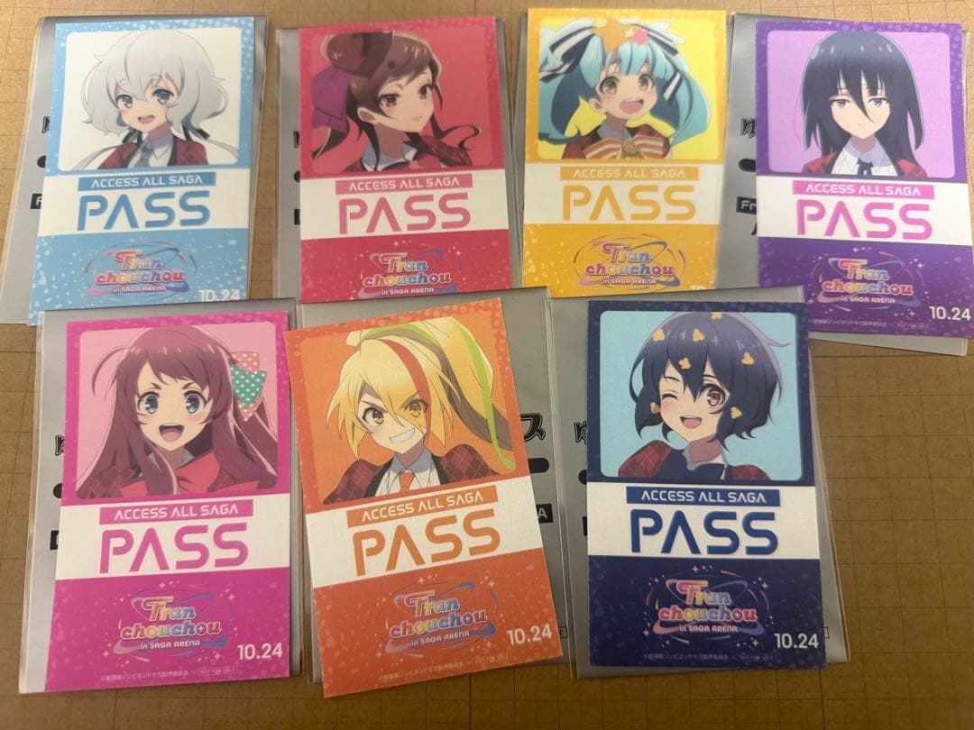 映画　ゾンビランドサガ　 入場者特典　バックヤードパス風 ステッカー コンプ