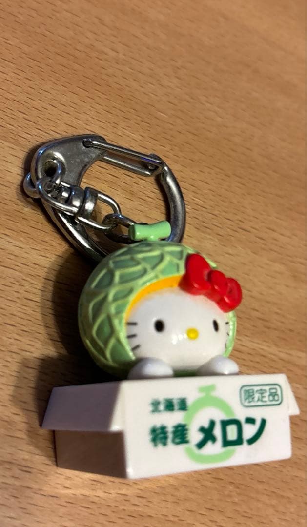 激レア☆ご当地キティ☆北海道限定☆メロンキティ☆キーホルダー☆サンリオ