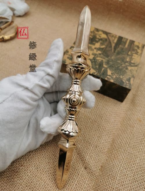 【修縁堂】 密教法具 独鈷の杵を飛ぶ 金剛杵 魔除け 厄除け 法器