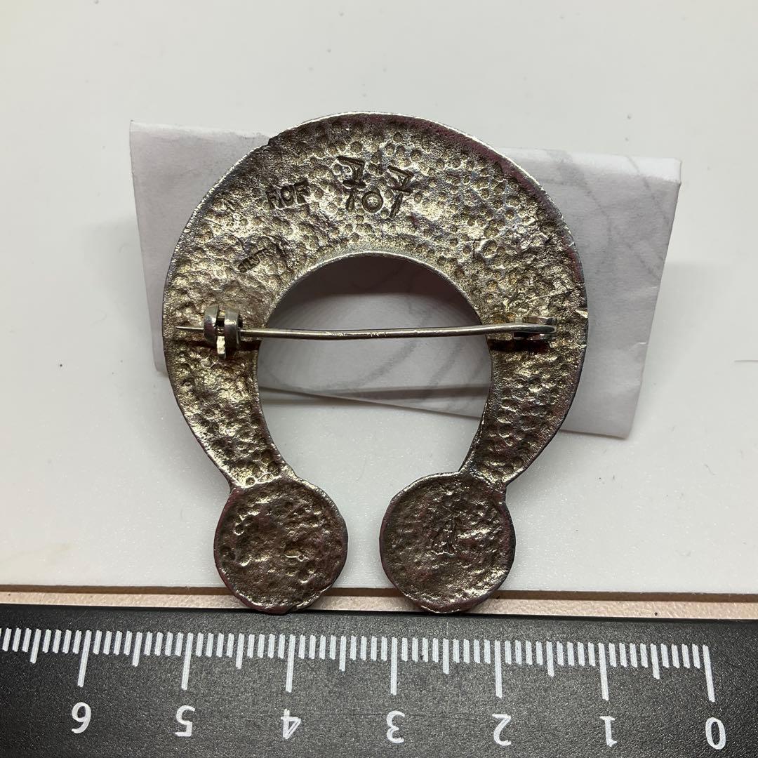 英国製　ビンテージブローチ　馬の蹄鉄　（18）