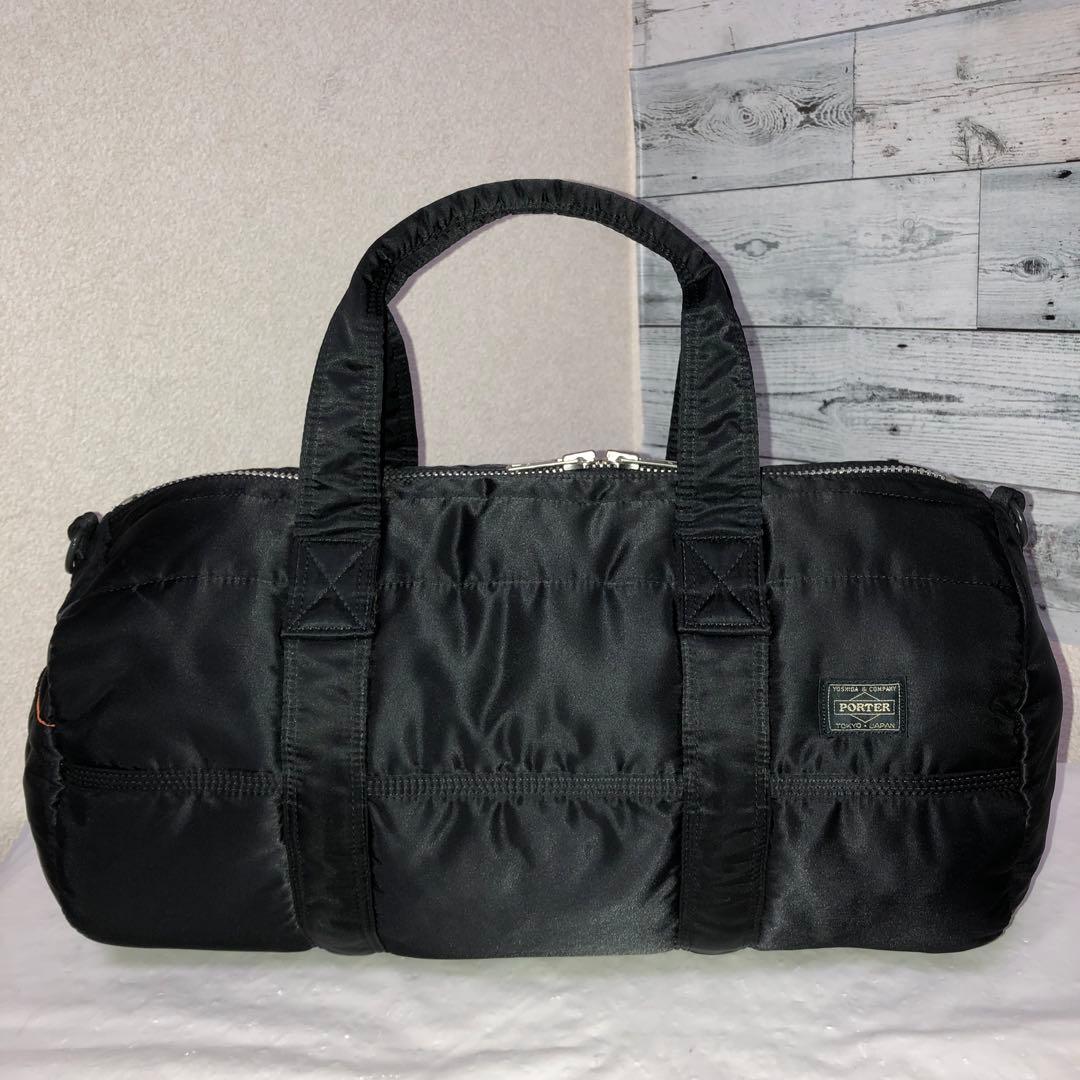 未使用級✨廃盤 ポーター タンカー ボストンバッグ2way ブラック 吉田カバン