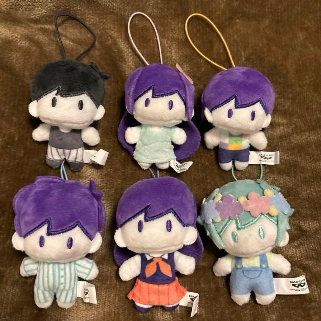 omori ぬいぐるみマスコット＆おすわりフィギュア【8体セット】