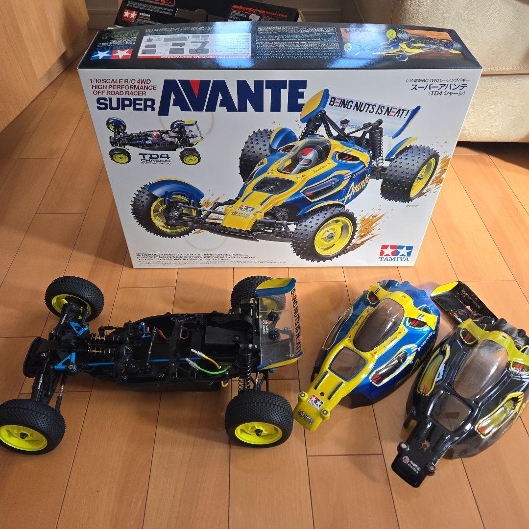 タミヤ1/10電動RC4WDレーシングバギー　スーパーアバンテ（TD4シャーシ）