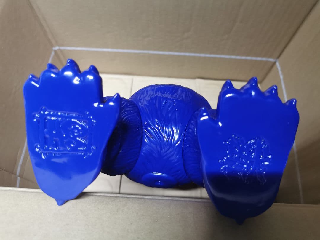 ソフビ Sofubi HxS キングゴリラ獣 BLUE 30CM