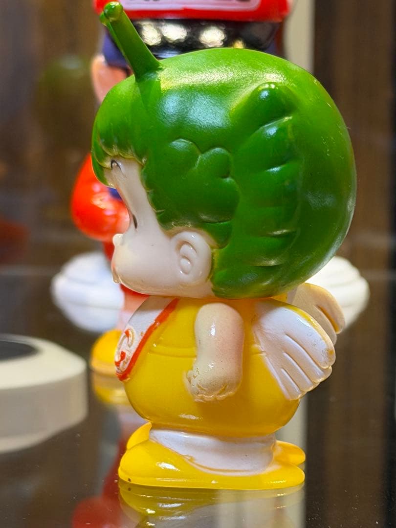 当時　アラレちゃん 貯金箱 ＆ ガッちゃん ソフビ 2体セット ポピー 東海銀行