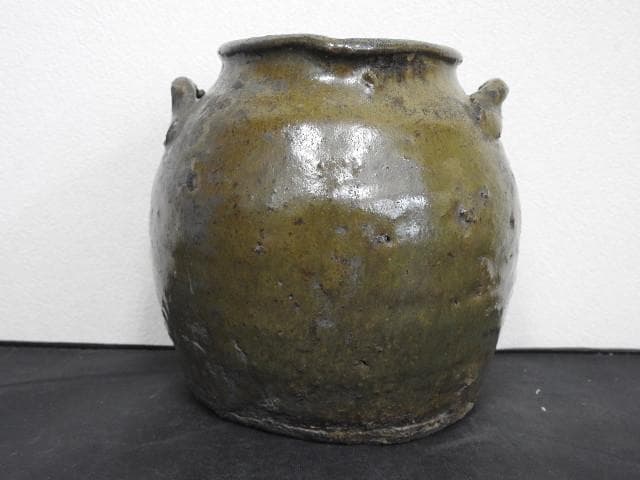 越前焼　お歯黒壺　MA716