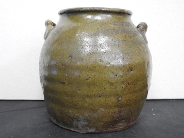 越前焼　お歯黒壺　MA716