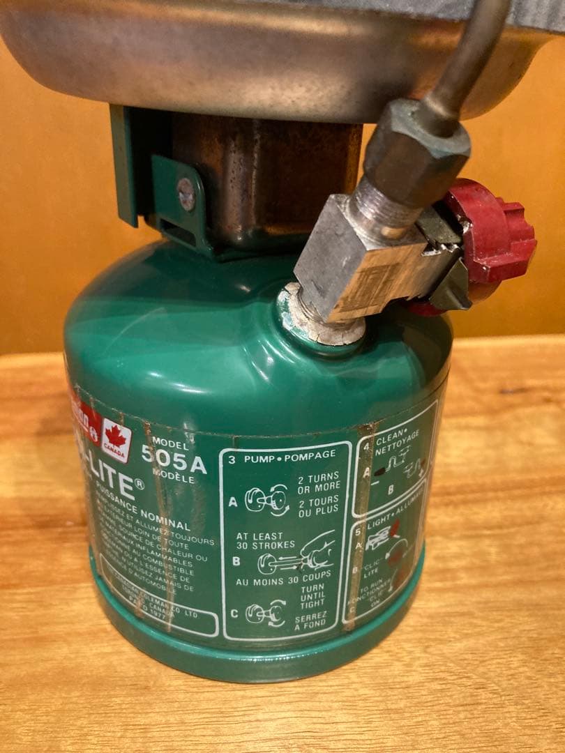 キャンプ BBQ　Coleman　505A ガソリンバーナー　ジャンク品